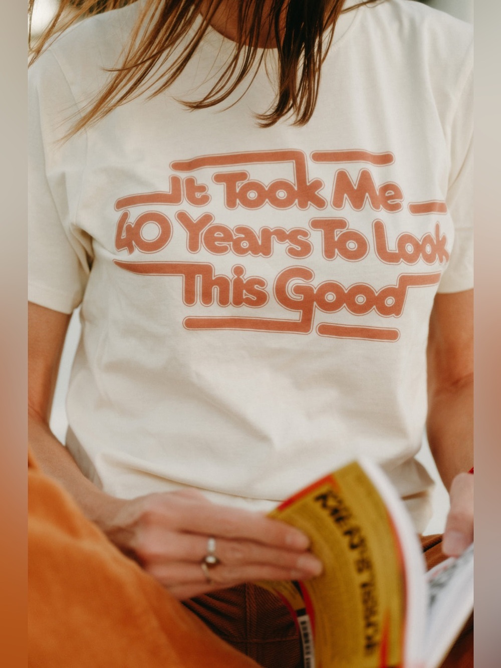 Bee & the Fox Graphic Tee "It Took Me 40 Years To Look This Good" -